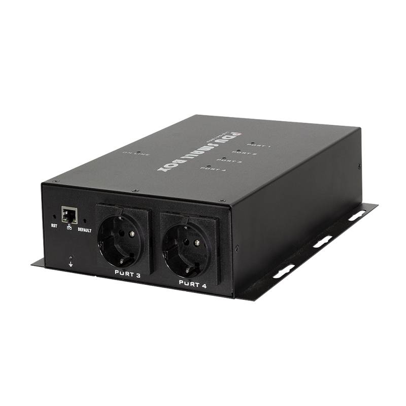 LogiLink IP- Stromverteiler-Box 4 Ausgänge SNMP Ethernet-1