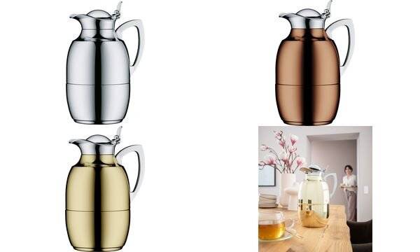 alfi Isolierkanne JUWEL, 1,0 Liter, Edelstahl gold plated (6463345)-1