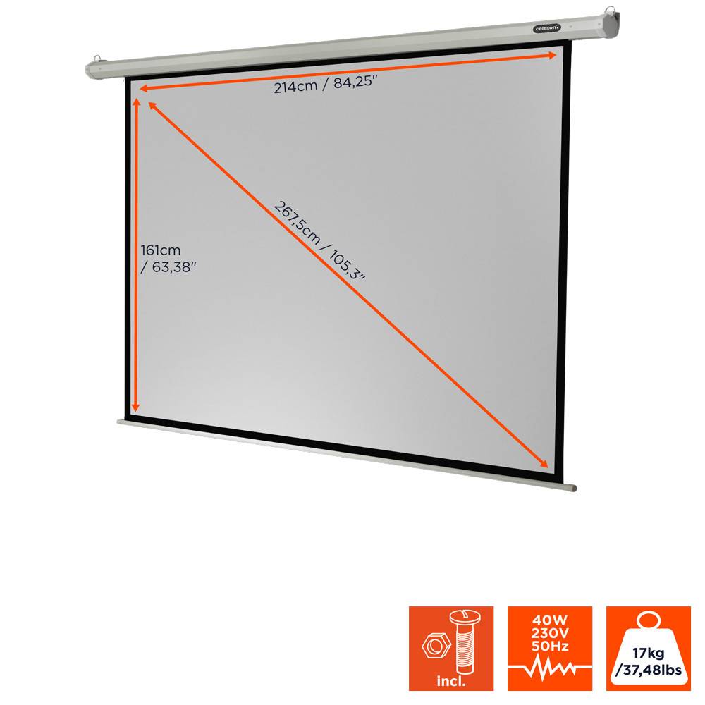 celexon Leinwand Motor Economy 220 x 165 cm-1