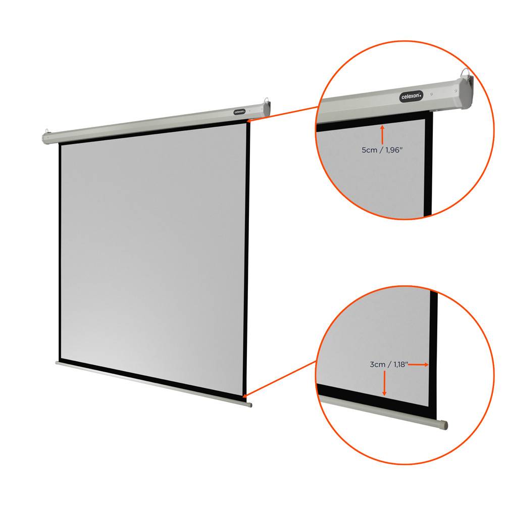 celexon Leinwand Motor Economy 180 x 180 cm - 100"-4