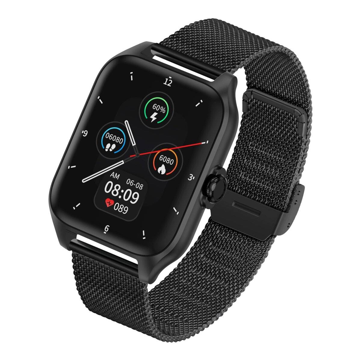 Garett Smartwatch GRC Activity 2 Armbanduhr Smartwatch Schwarz Matt-1