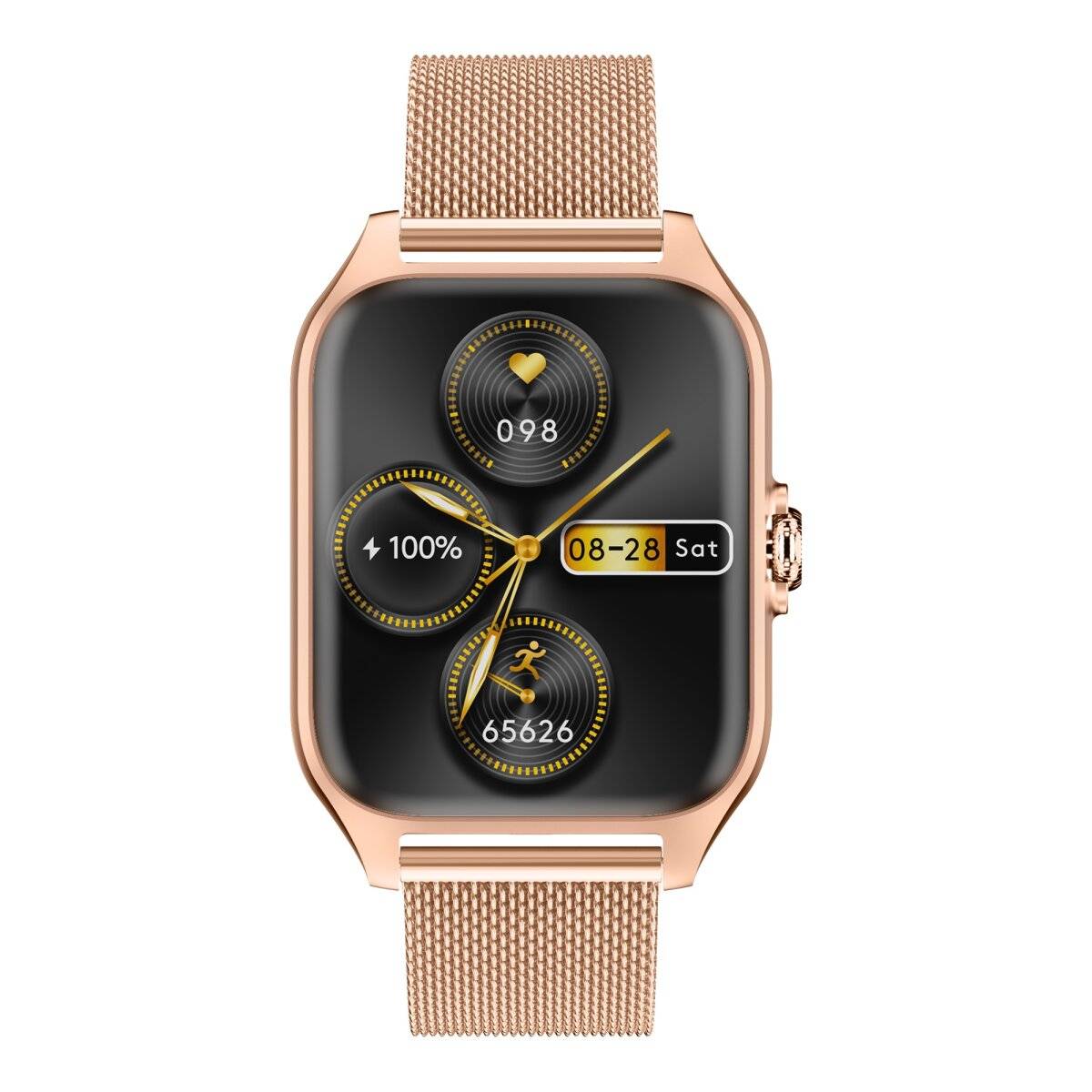 Garett Smartwatch GRC Activity 2 Armbanduhr Smartwatch Gold Matt-4