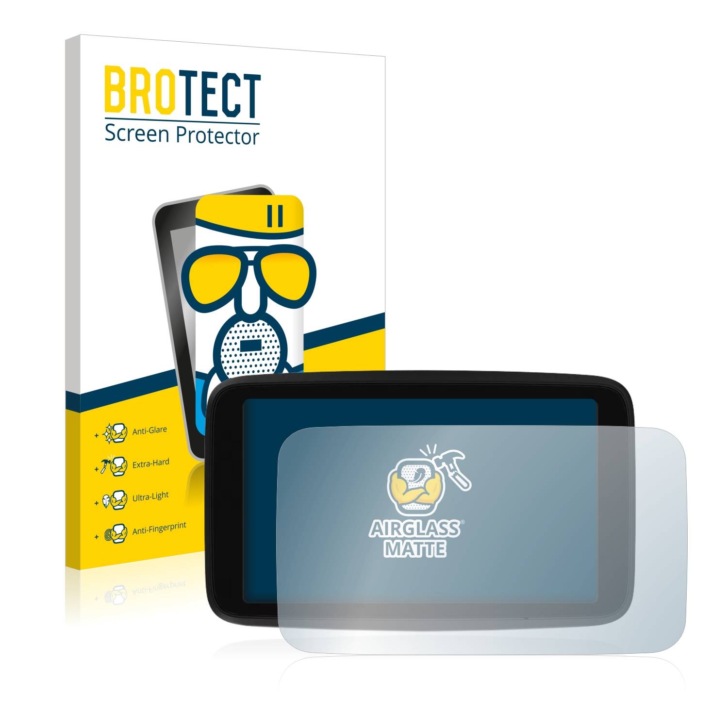 BROTECT Entspiegelungs Schutzglas für TomTom Go Discover 5" Schutzfolie Panzer Folie Glas Display Schutz matt-0