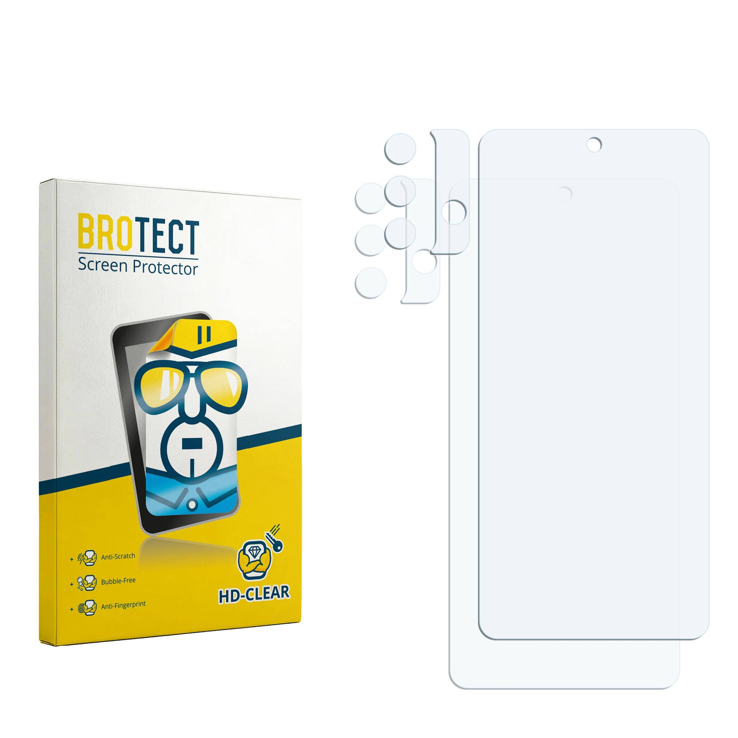 2x BROTECT Schutzfolie für Samsung Galaxy A52 (Display+Kamera) Folie Klar Transparent-3
