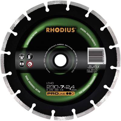 Rhodius 394137 LD 40 Diamanttrennscheibe Durchmesser 125 mm   1 St.