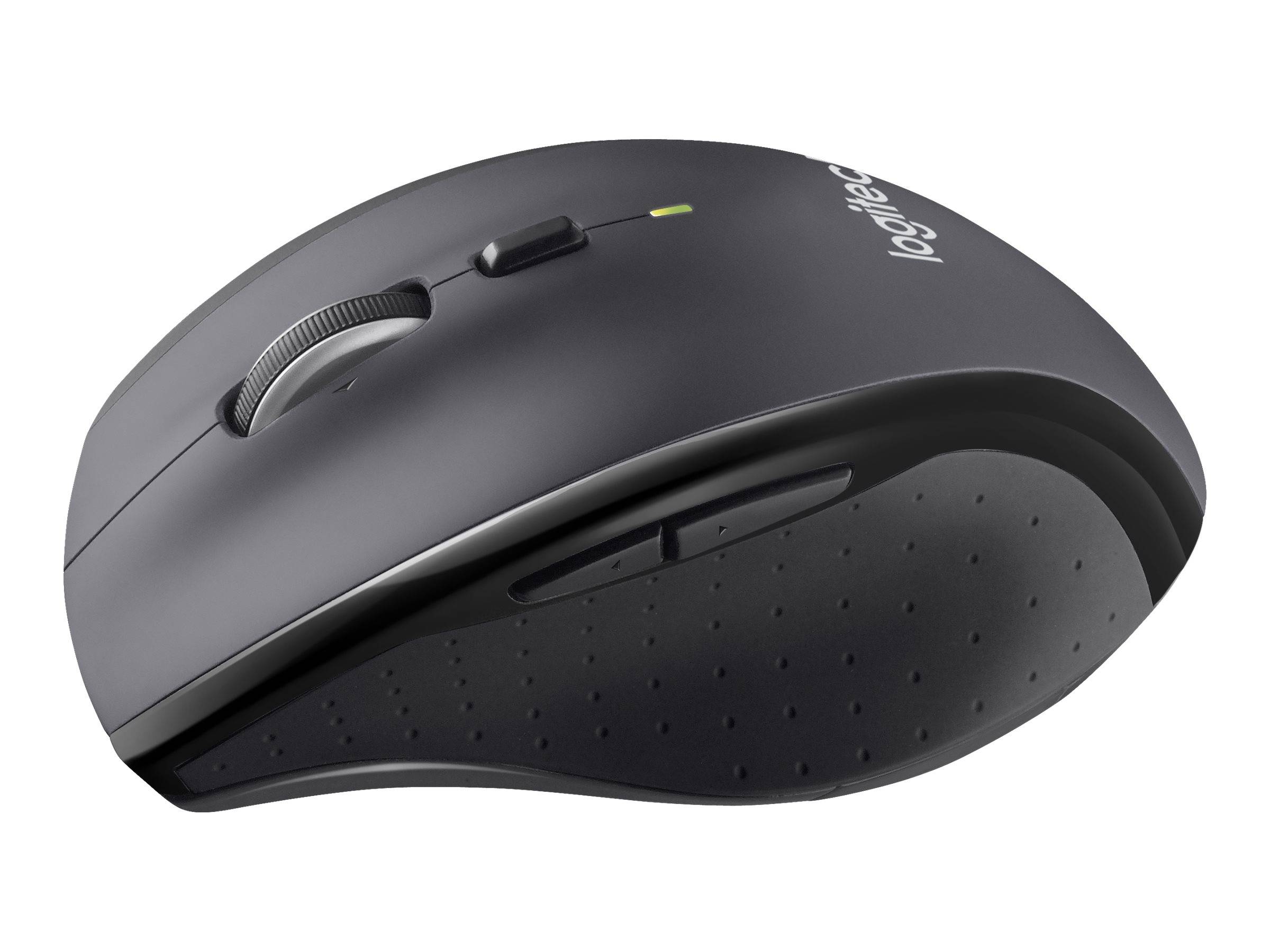 Logitech Marathon M705 - Maus - ergonomisch - Für Rechtshänder - Laser - 7 Tasten - kabellos - 2.4 GHz - kabelloser Empf-4