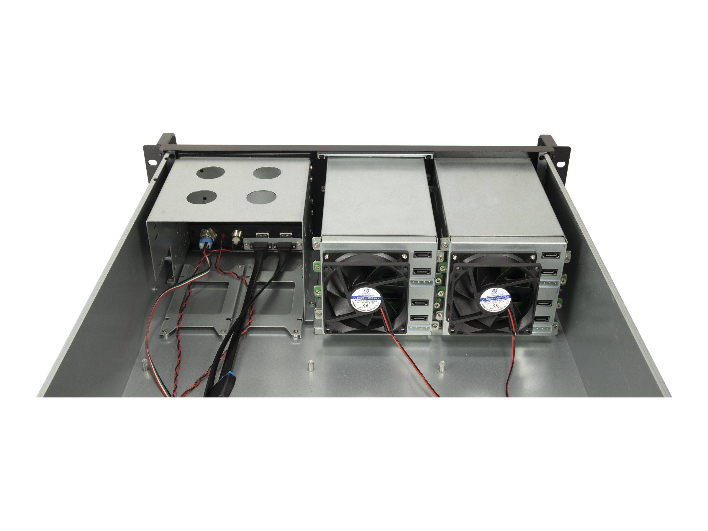 Inter-Tech IPC 3U-3508 - Rack-Montage - ATX - SATA/SAS - Hot-Swap - keine Spannungsversorgung (ATX)-1