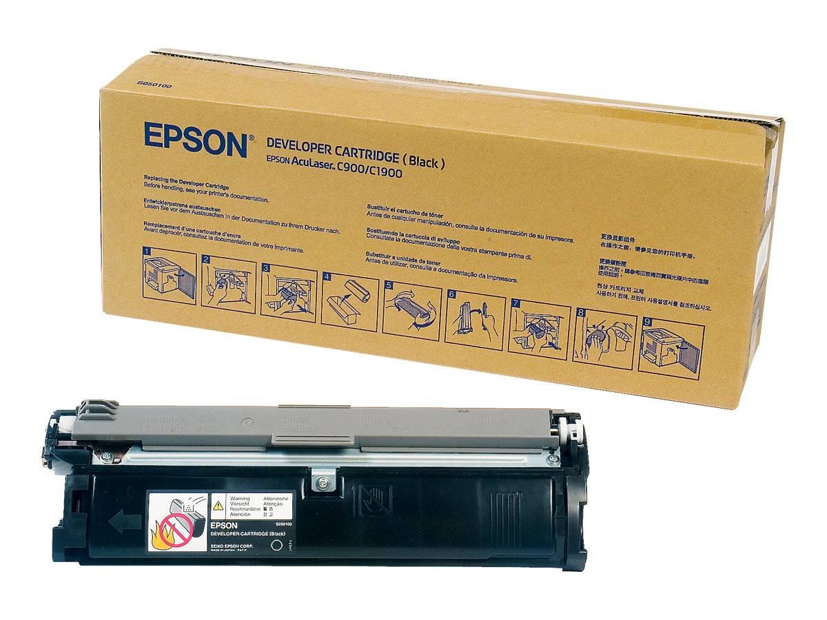 Epson Entwickler-Patrone - 1 x Schwarz - 4500 SeitenToner Schwarz S050100-1