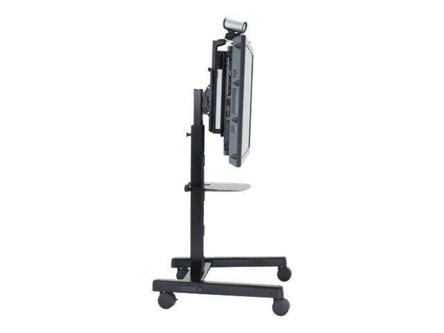 Chief Large Flat Panel Mobile Cart - For Displays 55-100"" - Black - Aufstellung (Schnittstellengabel)-1