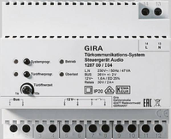 GIRA 128700, Stromversorgung, Weiß, GIRA, -5 - 45 °C
