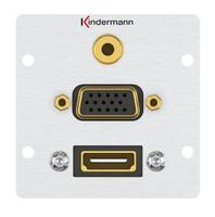 Kindermann Anschlussblende 7444000586 HDMI VGA Audio-1