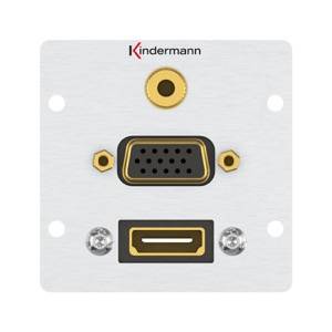 Kindermann Anschlussblende 7444000586 HDMI VGA Audio-2