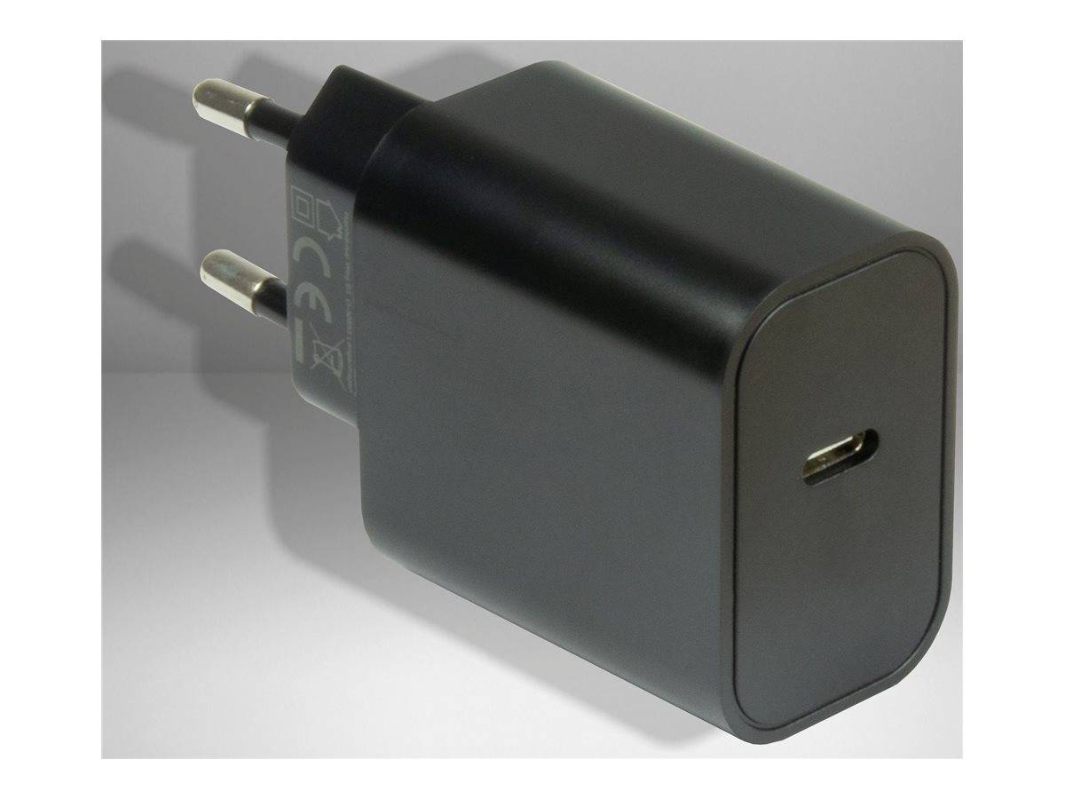 Inter-Tech PD-2020 - Netzteil - klein - 20 Watt - 3 A - PD 2.0, PD 3.0, Apple 2.4A, Quick Charge 3.0 (24 pin USB-C)-0