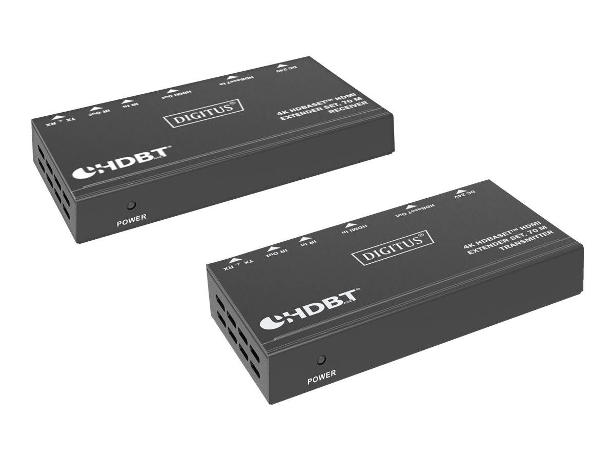 DIGITUS - 4K HDBaseT HDMI Extender Set, 70 m-1