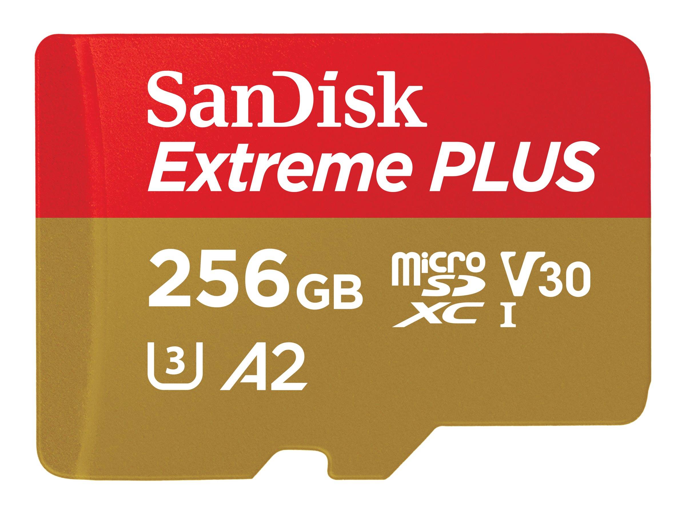 SanDisk Extreme PLUS - Flash-Speicherkarte (microSDXC-an-SD-Adapter inbegriffen)-0
