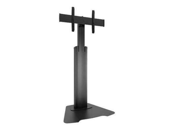 Chief Fusion Large Height-Adjustable Floor Stand Display Mount - For Displays 42-86"" - Black - Aufstellung - für