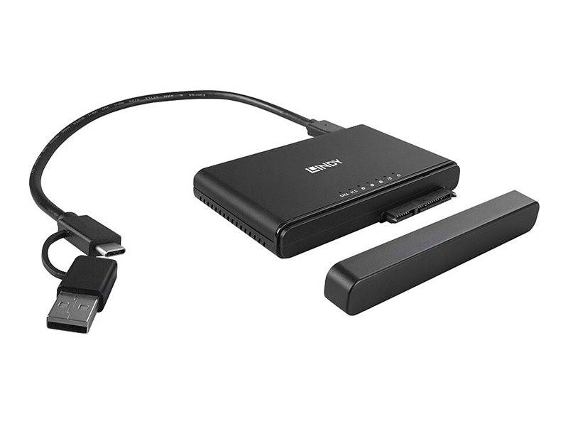 USB 3.2 Typ C auf M.2 NVMe & SATA SSD Docking & Clone Station-0