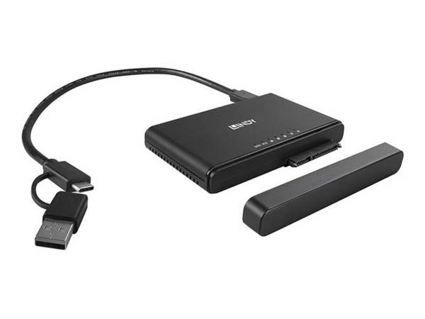 USB 3.2 Typ C auf M.2 NVMe & SATA SSD Docking & Clone Station