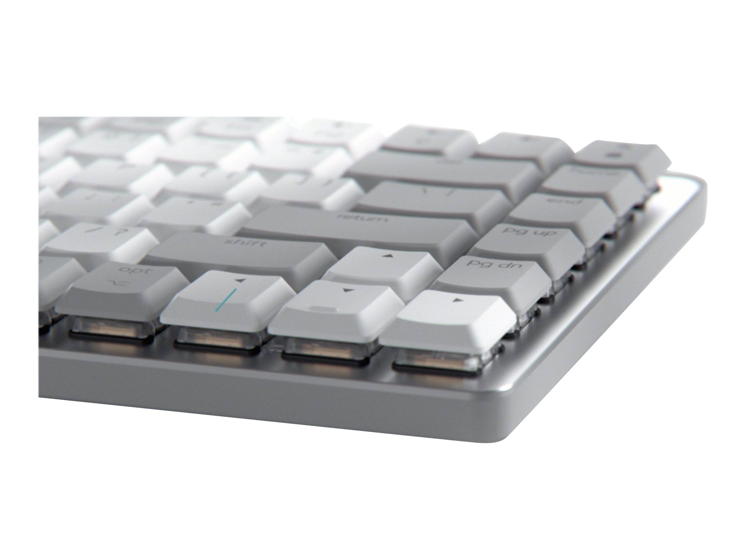 Logitech MX Mechanical Mini for Mac Minimalist Kabellos Tastatur 