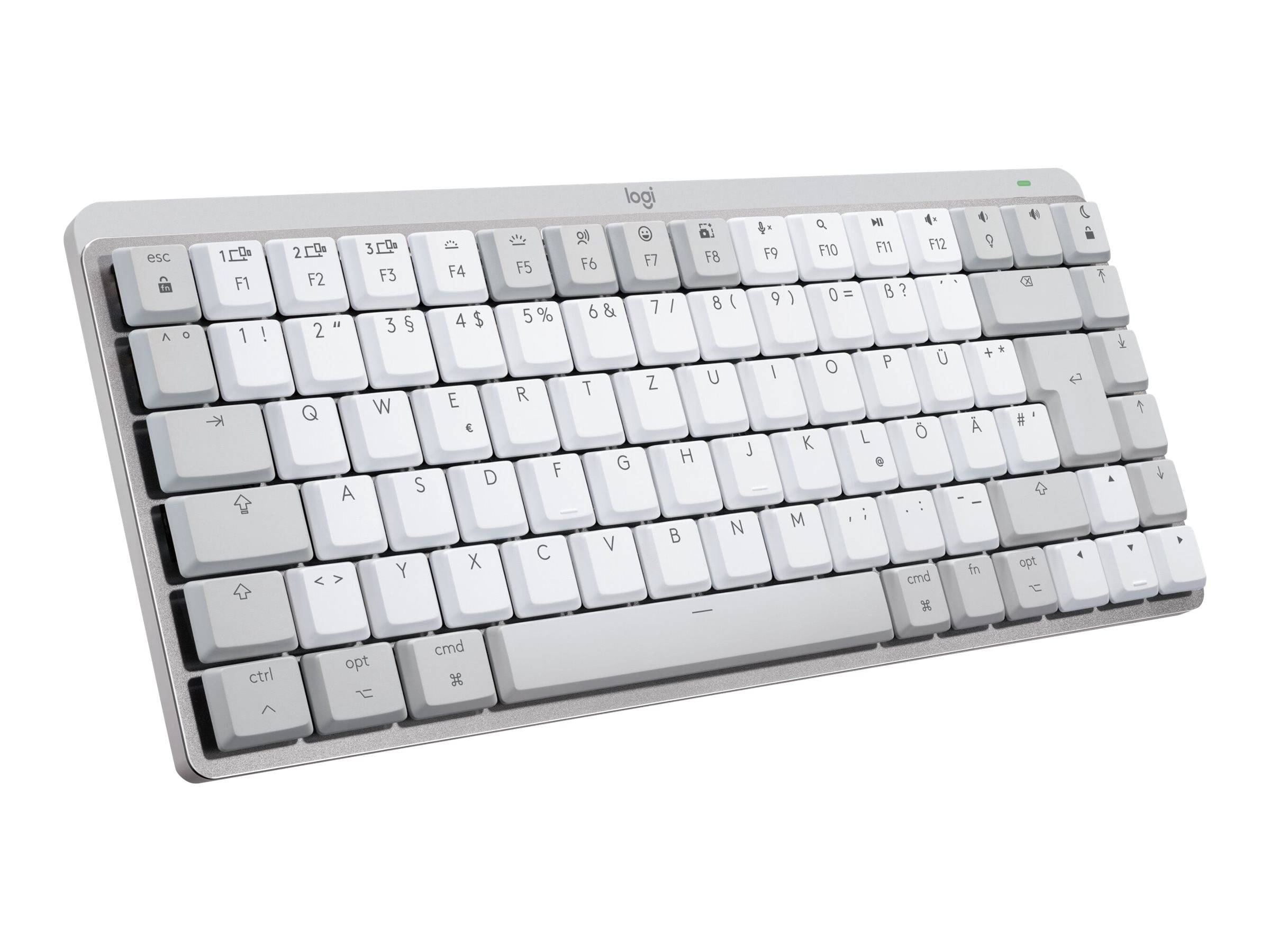 Logitech MX Mechanical Mini for Mac Minimalist Kabellos Tastatur 