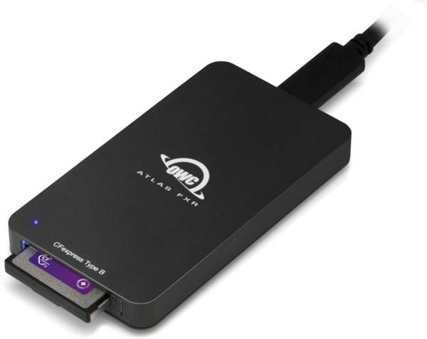 OWC Atlas FXR, CFexpress, Schwarz, 40000 Mbit/s, Thunderbolt 3/USB 3.2 Gen 2 (3.1 Gen 2), 50 mm, 90 mm