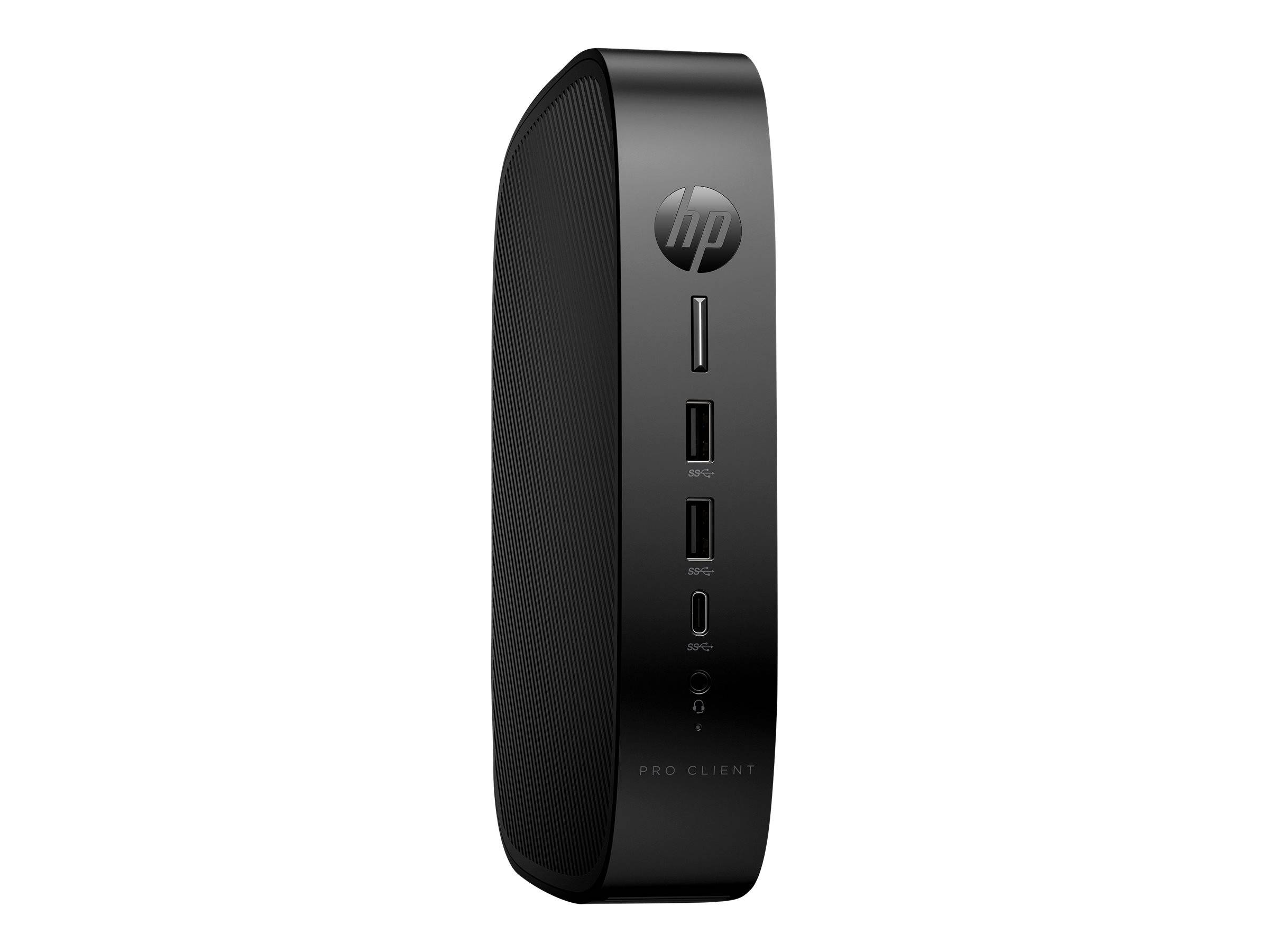 HP Pro t550 - Thin Client - USFF - 1 x Celeron J6412 / 2 GHz - RAM 8 GB - Flash-1