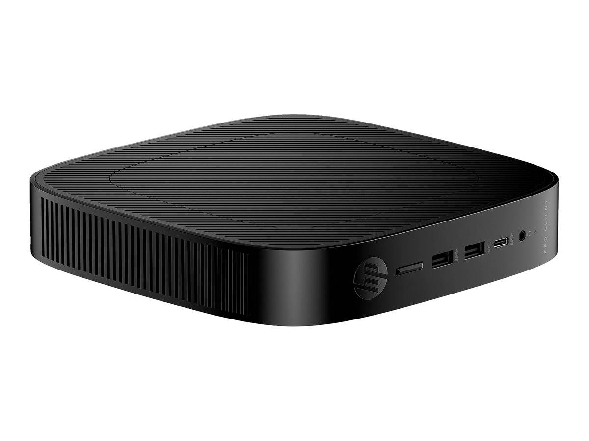HP Pro t550 - Thin Client - USFF - 1 x Celeron J6412 / 2 GHz - RAM 8 GB - Flash-4