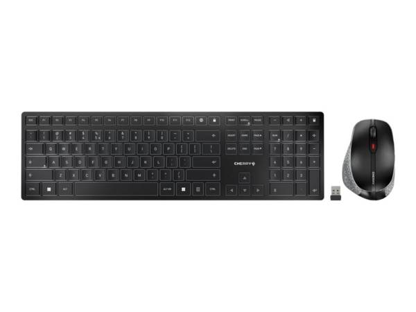 CHERRY DW 9500 SLIM - Tastatur-und-Maus-Set - kabellos