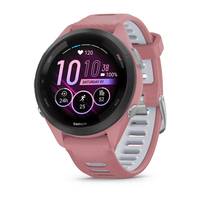 Garmin Forerunner 265S - 42 mm - Light Pink - intelligente Uhr mit Band - Silikon - Light Pink/Powder Gray - Handgelenkg-1