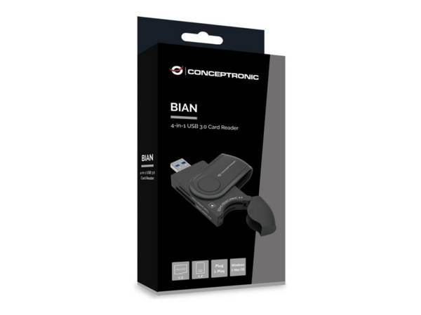 Conceptronic BIAN - Kartenleser (SD, SDHC, SDXC, microSD, microSDHC, microSDXC)