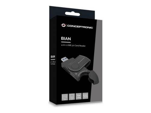 Conceptronic BIAN - Kartenleser (SD, SDHC, SDXC, microSD, microSDHC, microSDXC)