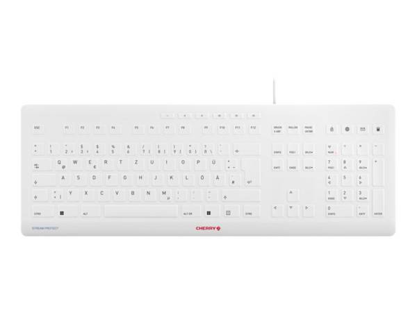 CHERRY STREAM - Tastatur - USB - Deutsch - Tastenschalter: CHERRY SX