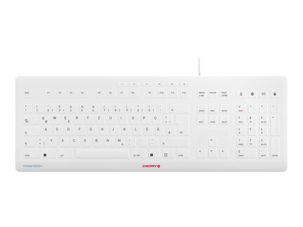CHERRY STREAM - Tastatur - USB - Deutsch - Tastenschalter: CHERRY SX-0