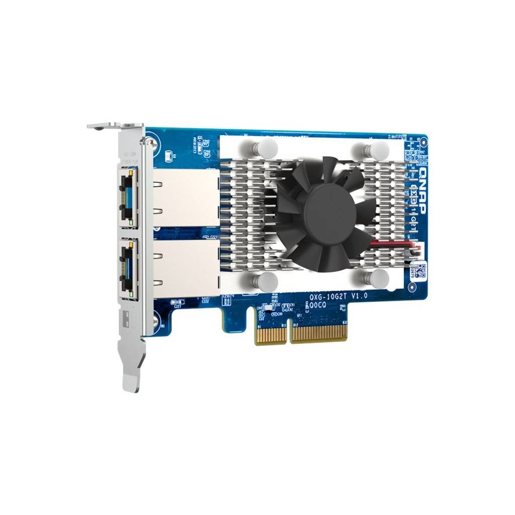 QNAP QXG-10G2T - Netzwerkadapter - PCIe 3.0 x4 Low-Profile - 100M/1G/2.5G/5G/10-2
