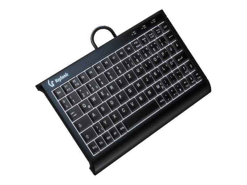 KeySonic KSK-3011ELC - Tastatur - Super-Mini-0