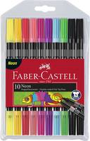 Faber-Castell Neon - Doppelspitzenfilzstift - wasserbasierte Tinte - breit / fein (Packung mit 10)-1