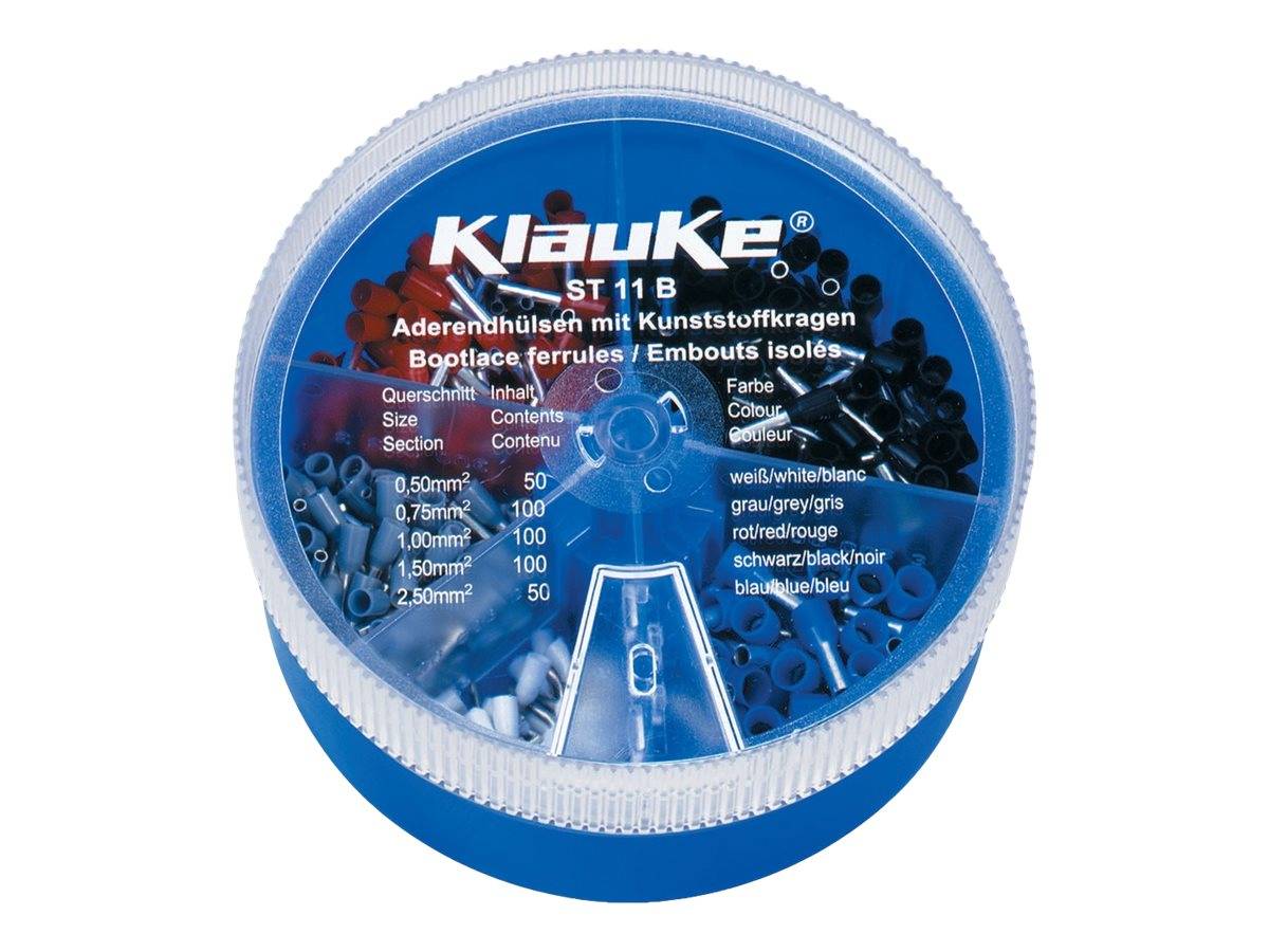 Klauke ST 11 B - Kabelendhülsen-Set - Grau, Schwarz-0
