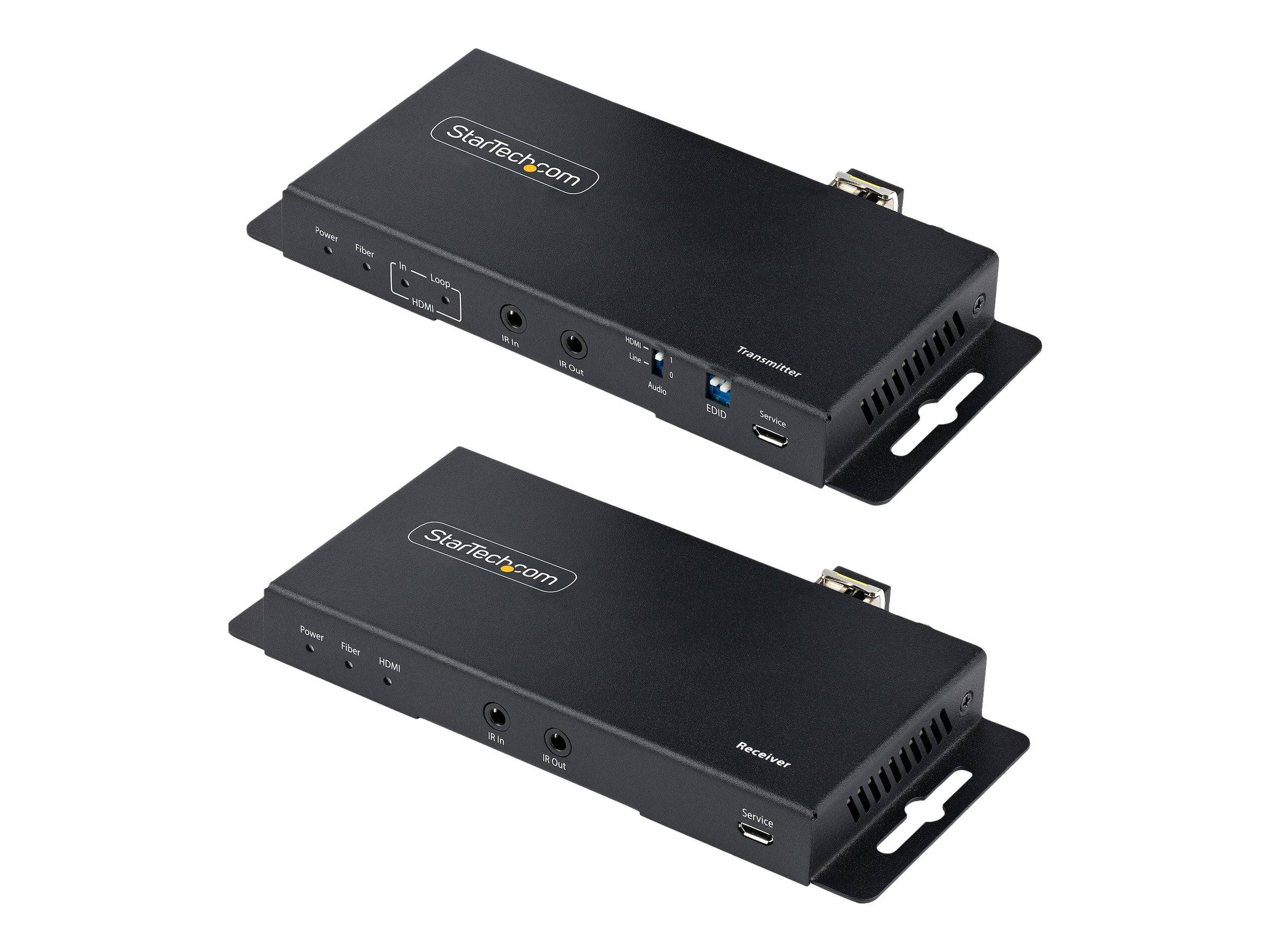 StarTech.com 4K HDMI over Fiber Extender Kit, 4K 60Hz up to 3300ft/1km (Single Mode)-2