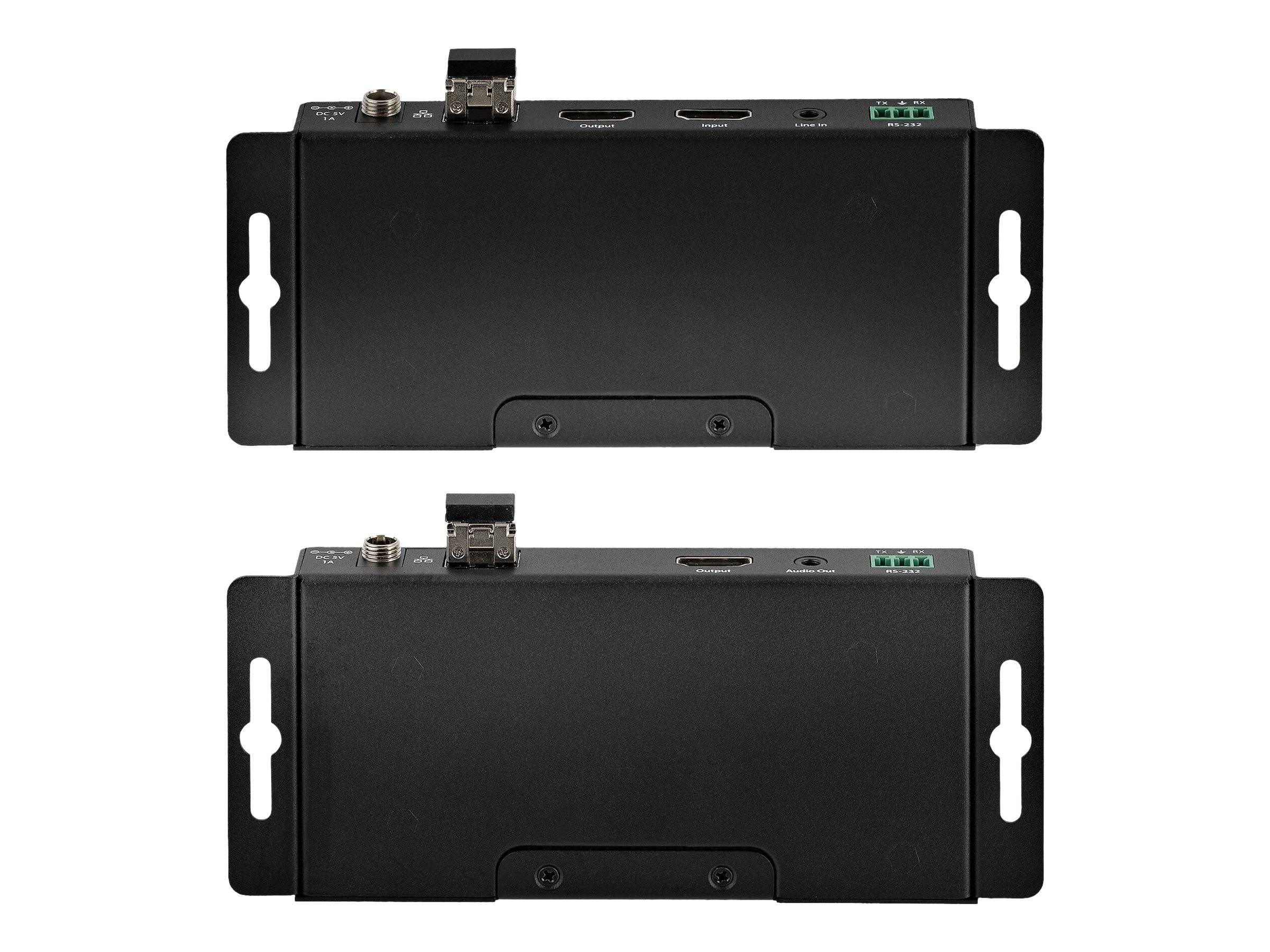 StarTech.com 4K HDMI over Fiber Extender Kit, 4K 60Hz up to 3300ft/1km (Single Mode)-3