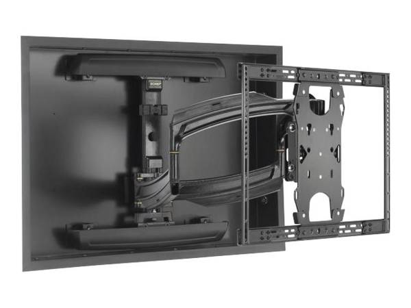 Chief Thinstall Large Dual Arm Wall Mount - For Displays 42-75" - Black - Klammer - Voll beweglich - für Flachbildschirm