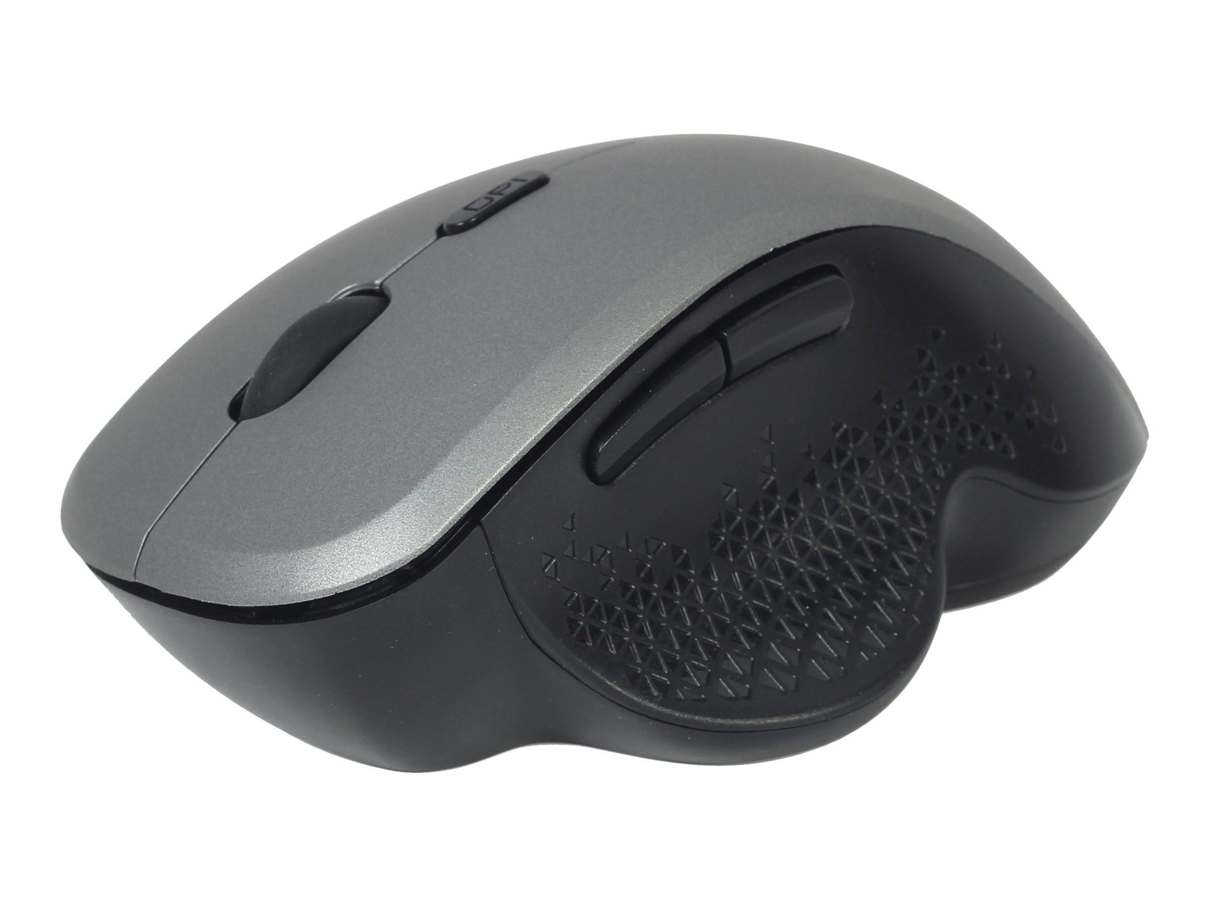 Gembird MUSW-6B-02-BG - Maus - ergonomisch - optisch - 6 Tasten - kabellos - 2.4 GHz - kabelloser Empfänger (USB)-1