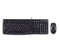 Logitech Desktop MK120 - Volle Größe (100%) - Kabelgebunden - USB - Schwarz - Maus enthalten - TL: Deutsch, QWERTZ-4
