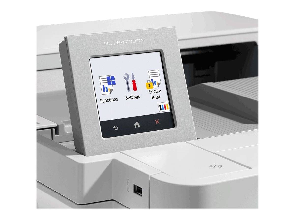 Brother HL-L9470CDN - Drucker - Farbe - Duplex - Laser - A4 - 2400 x 600 dpi - bis zu 40 Seiten/Min. (einfarbig)/-1