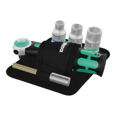Wera Zyklop 8009 Pocket Imperial Set 2 - Ratschengriff mit Steckschlüssel- und Bit-Set-0