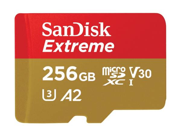 SanDisk Extreme - Flash-Speicherkarte - 256 GB - A2 / Video Class V30 / UHS-I U3