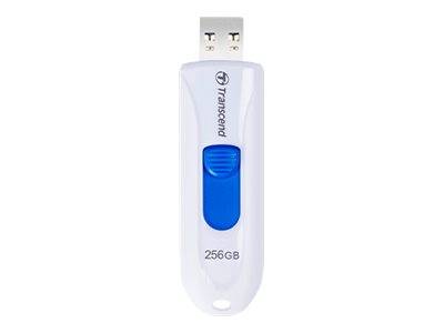 Transcend JetFlash 790 - USB-Flash-Laufwerk - 256 GB - USB 3.1 Gen 1 - weiß-0