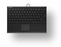 KeySonic KSK-5211ELU - Tastatur - Mini - mit 2-Tasten-Touchpad-1