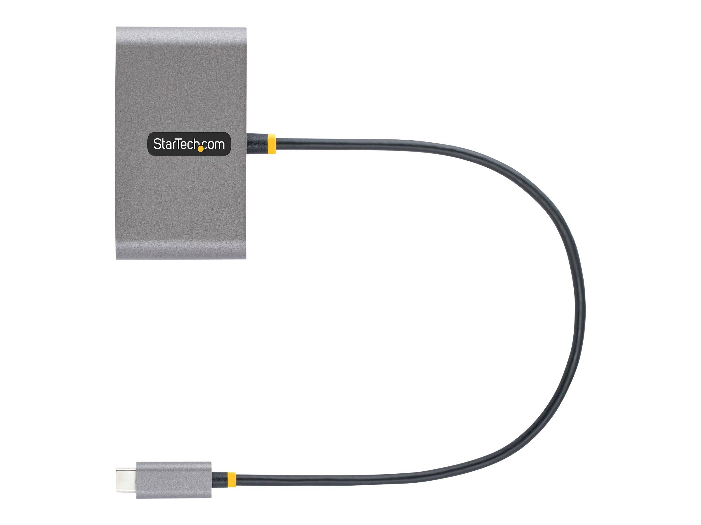 StarTech.com 4-Port USB-C Hub with 100W Power Delivery Pass-Through Charging, 2x USB-A + 2x USB-C, 5Gbps, USBC Hub w/ 1f-4