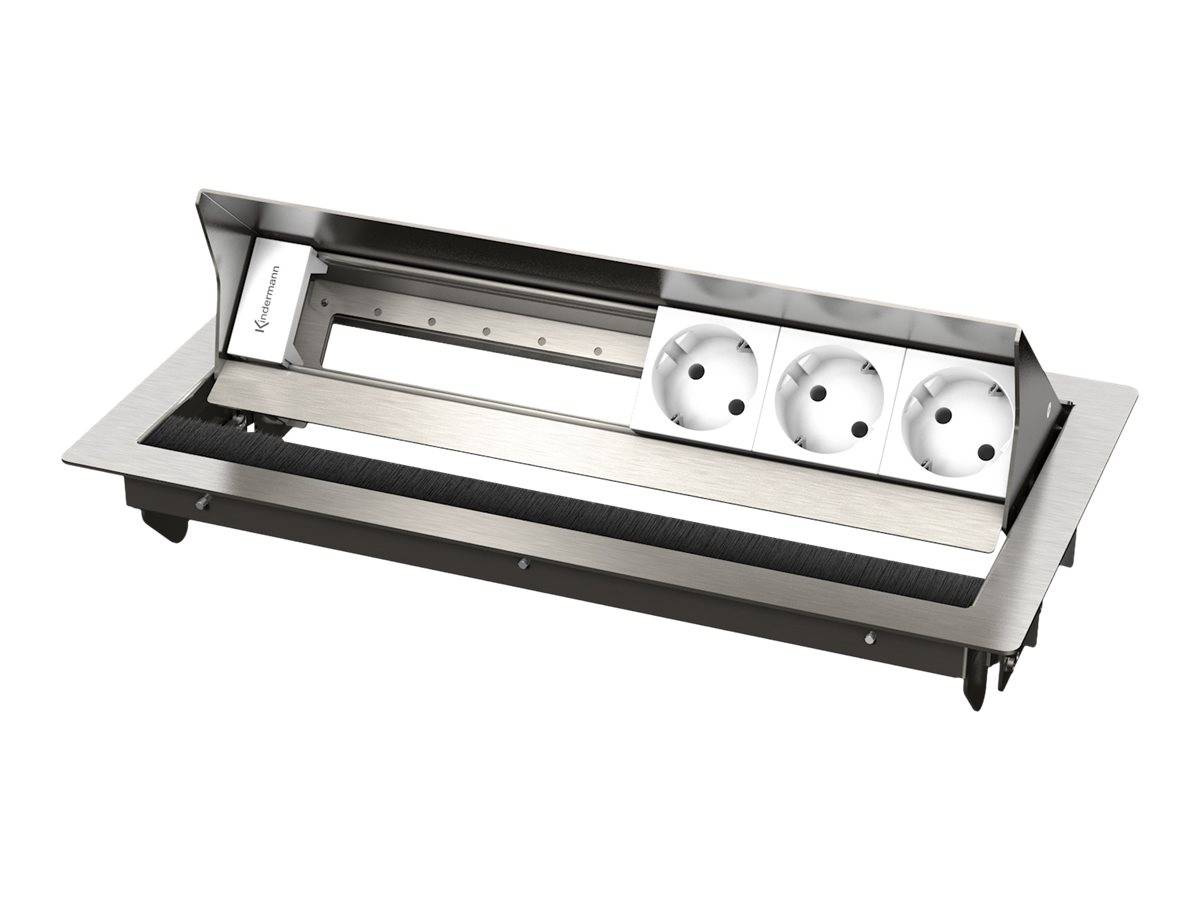 Kindermann CablePort standard² 6-fold - Steckdosengehäuse für Unterputzmontage-0