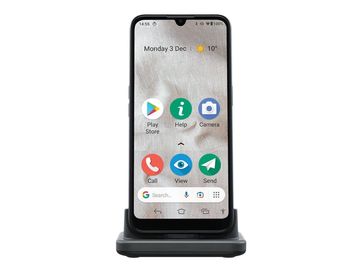 Doro 8100, 15,5 cm (6.1 Zoll), 2 GB, 32 GB, 13 MP, Android 10 Go edition, Grau-2